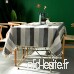 Jacquard Tassel Nappe  table rectangulaire  housse de table ronde  nappe de coton et lin  table à manger table basse coiffeuse taille : 140 ×140cm - B07PLDP35J